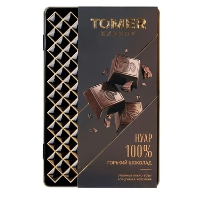 Шоколад горький 100% Нуар Tomer 70г-0}