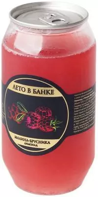 Лимонад Малина-Брусника Лето в банке 320мл купить в Москве по выгодной ...