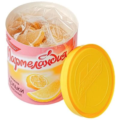 Мармелад лимонные дольки Мармеландия 250г-1}