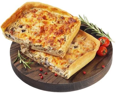 Киш с курицей и грибами Деликатеска 400г-0}