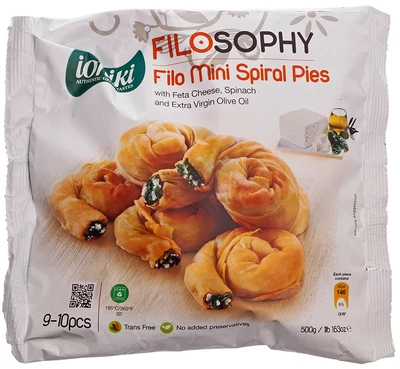 Пирожки спиральные Филло с сыром Фета 9-10шт-1}