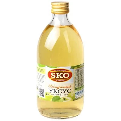 Уксус яблочный натуральный SKO Испания 500мл-0}