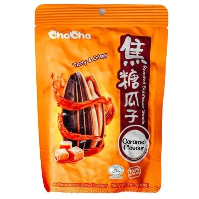 Семечки подсолнуха жареные Карамель Китай 100г-0}