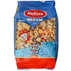 Паста детская Щенячий патруль из твердых сортов пшеницы группы А Melissa Греция 500г