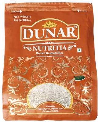 Рис басмати Нутриция длиннозерный нешлифованный Dunar Индия 1кг-0}