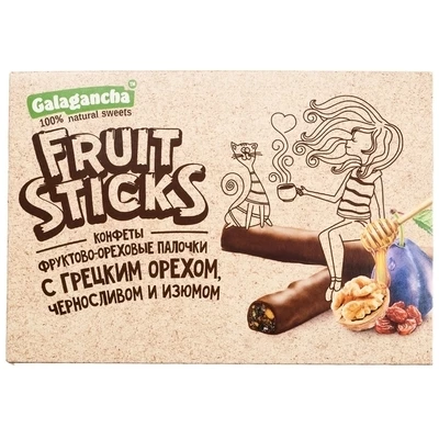 Конфеты с черносливом, грецким орехом и изюмом 175г-0}