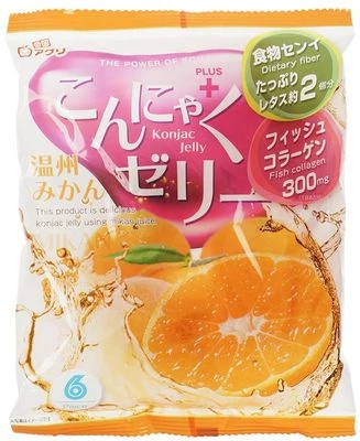 Десерт Конняку желе со вкусом мандарина 96г -0}