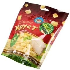 Сыр сухой Мистер Хруст с чесноком и укропом Калория 50г