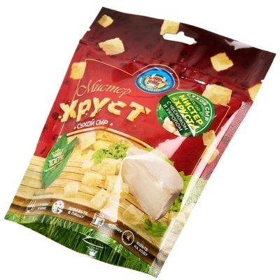 Сыр сухой Мистер Хруст с чесноком и укропом Калория 50г-0}