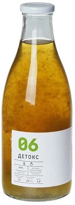Сок овощефруктовый Детокс №06 восстановленный без сахара 1л-0}