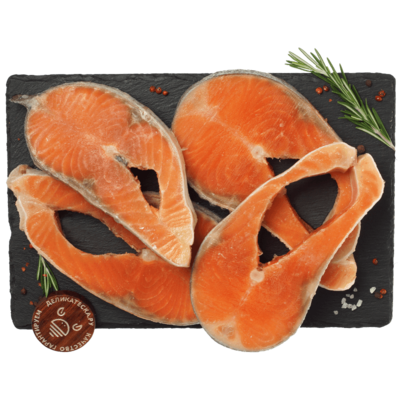 Стейки форели  Деликатеска ~1кг-0}