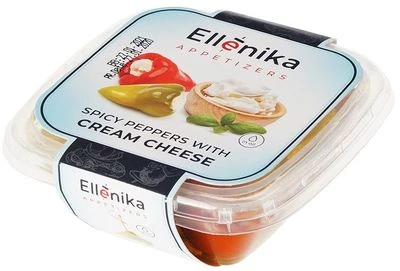 Перчики острые фаршированные сливочным сыром 130г-0}