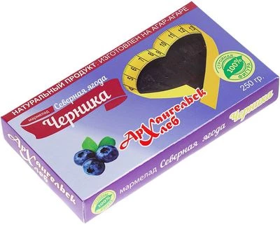 Мармелад Северная ягода черника 250г-1}