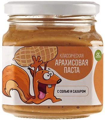 Арахисовая паста классическая 250г -0}