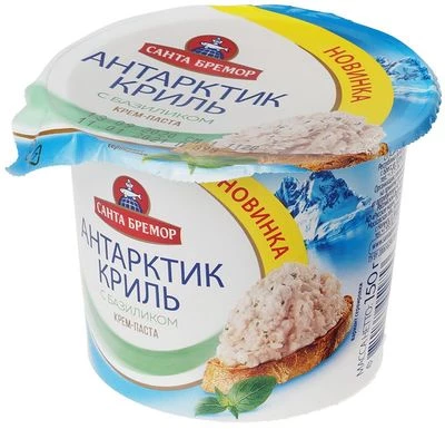 Крем-паста Антарктик криль с базиликом 180г-1}