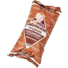 Мороженое Пломбир Советские традиции Шоколадный 15% жир. 80г