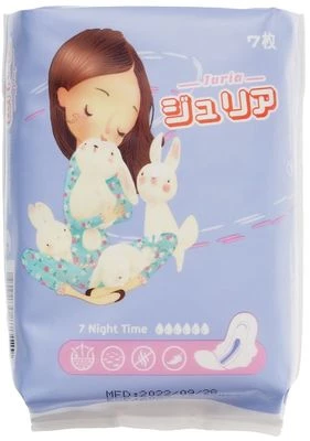 Прокладки гигиенические Juria Night Time 32см 7шт-0}