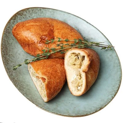 Пирожок с капустой на сметанном тесте Деликатеска 2шт-0}