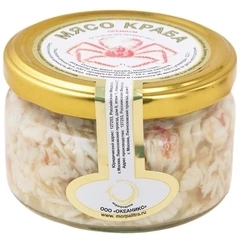 Мясо краба салатное Премиум 230мл