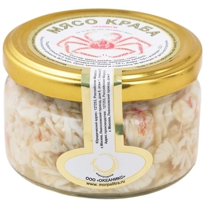 Мясо краба салатное Премиум 230мл-0}