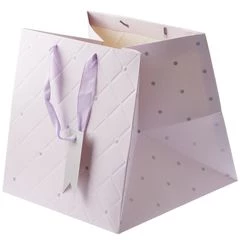 Пакет подарочный сиреневый большой 1шт