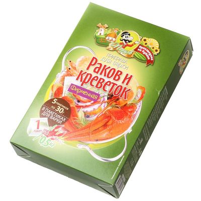 Приправа дла варки раков и креветок фирменная 150г-1}