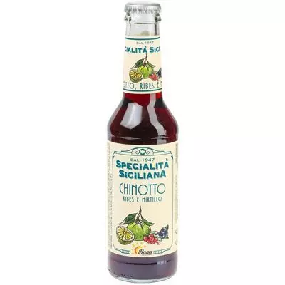 Напиток газированный Chinotto ribes e mirtillo с экстрактом померанца ...