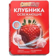 Конфеты освежающие Крэйзивау Клубника 12г