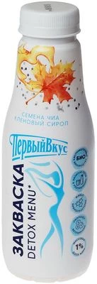 Закваска семена чиа и кленовый сироп 1% жир., 430г-0}