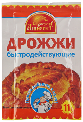 Дрожжи быстродействующие Русский аппетит 11г-0}