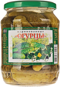 Огурцы маринованные ГОСТ 680г