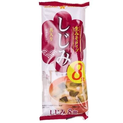 Суп-мисо быстрого приготовления с моллюском Корбикула Hikar Япония 132г-0}