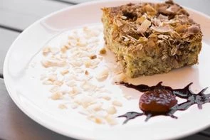 Кекс из живых овсяных хлопьев