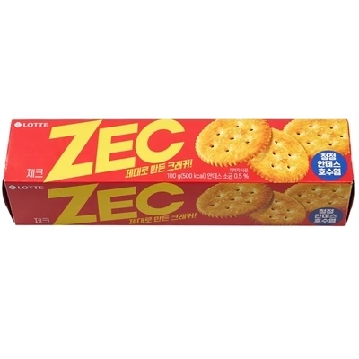 Крекер Zec со вкусом сыра Lotte Корея 100г-1}