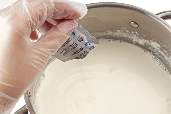 Добавить закваску.