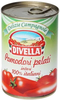 Томаты Pelati в собственном соку целые очищенные Divella Италия 400г-0}