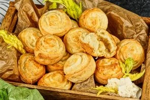 Мини-булочки с сыром