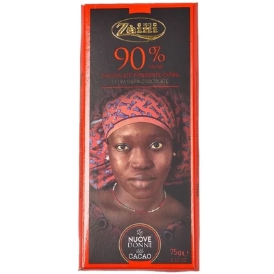 Шоколад горький 90% какао Zaini Италия 75г-0}
