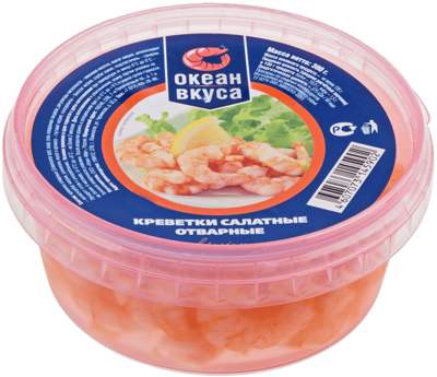 Креветки салатные в рассоле отварные пресервы 300г-1}