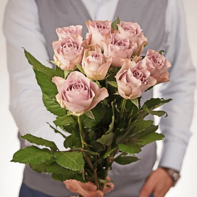 Роза сиреневая Мемори Лейн ~50см 1шт-1}