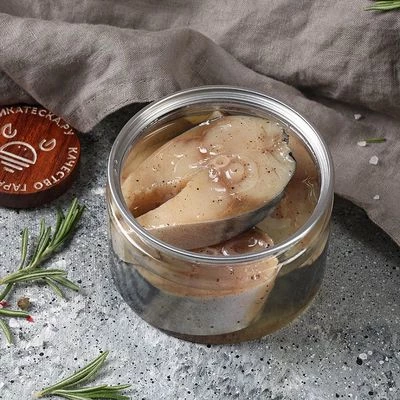 Скумбрия кусочки в масле от Шефа 180/20г-1}