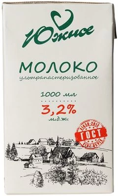 Молоко Южное 3,2% жир., 1л-0}
