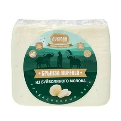 Сыр брынза Buffalo по-итальянски из цельного молока буйволиц Лукман 60% жир. 200г