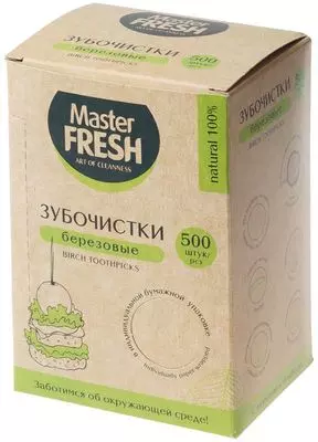 Зубочистки Master Fresh Эко 500шт - купить в Москве по выгодной цене в ...