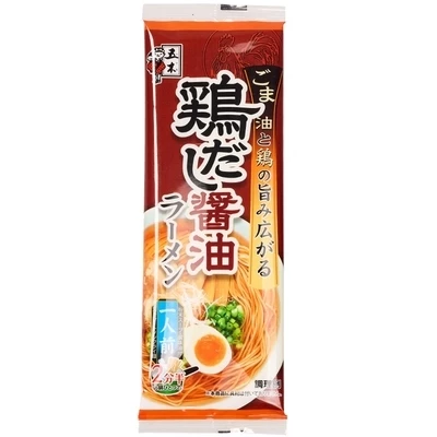 Лапша Рамен со вкусом кунжута Chicken and Soy Sauce Япония 82г-0}