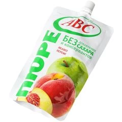 Пюре Яблочно-персиковое без сахара АВС Беларусь 200г