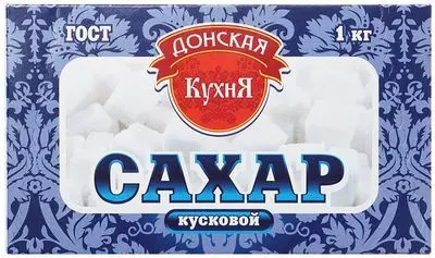 Сахар рафинад кусковой Донская Кухня 1кг - купить в Москве по выгодной ...