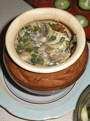 Грибы в сметане	