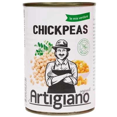 Нут консервированный Artigano Италия 400г-0}