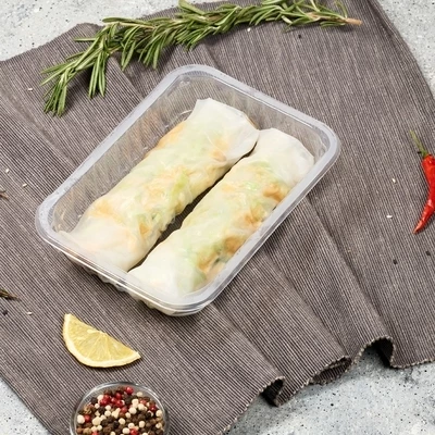 Спринг-ролл Унаги с угрем горячего копчения от Шефа 200г-1}